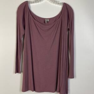 ASOS LAVENDER OVERSIZED LONG SLEEVE TOP SIZE 12